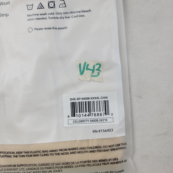 NWT Shapermint all day everyday high-waisted shaper panty in Chai 4X - Picture 5 of 5